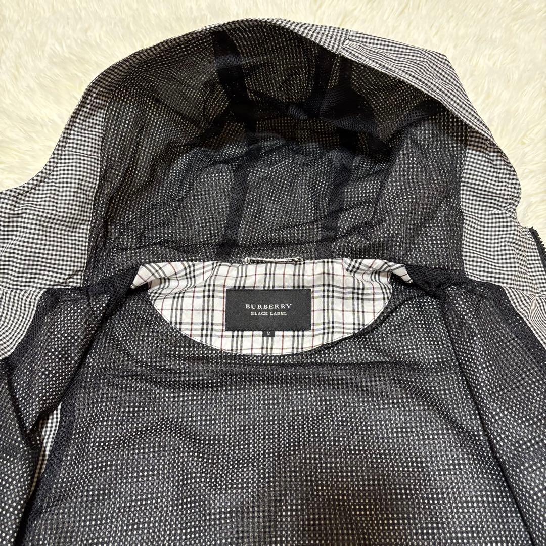 タグ付き BURBERRY BLACK LABEL ノースリーブパーカーベスト