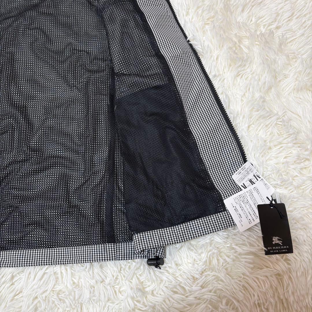 タグ付き BURBERRY BLACK LABEL ノースリーブパーカーベスト