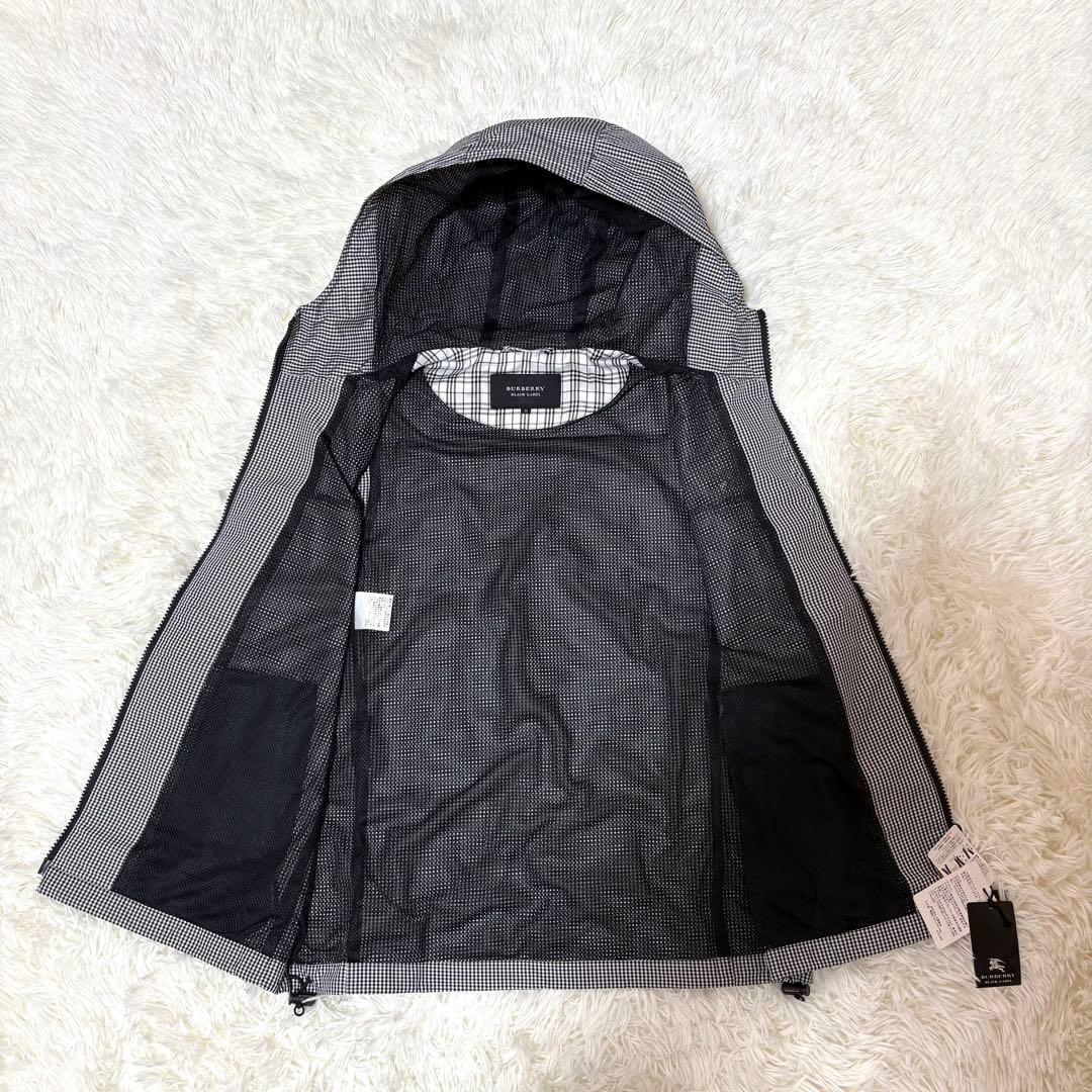 タグ付き BURBERRY BLACK LABEL ノースリーブパーカーベスト