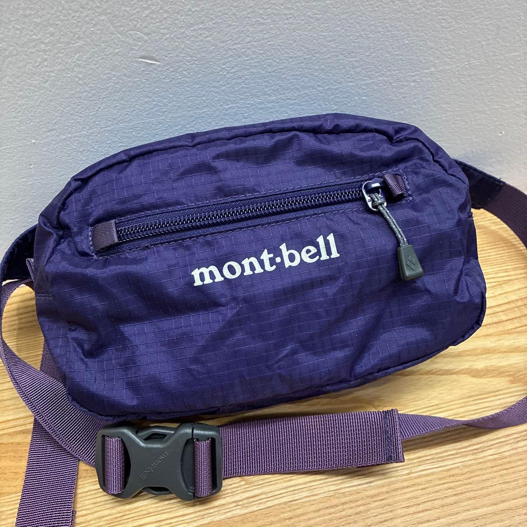 mont-bell モンベル　ポケッタブルライトポーチ　s パープル　紫
