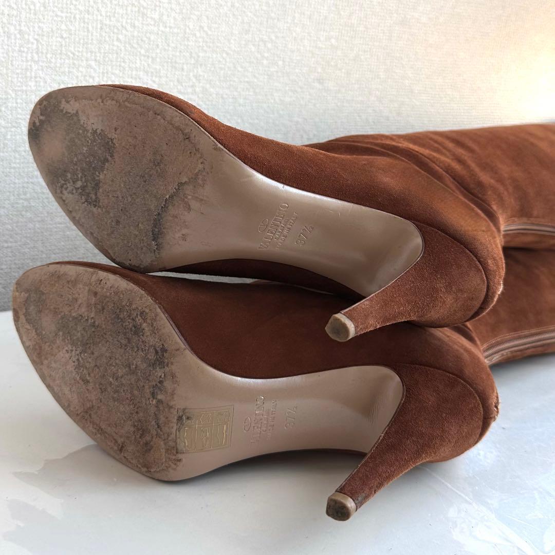 VALENTINO ヴァレンティノ　スタッズ　ロングブーツ　ニーハイブーツ　美品