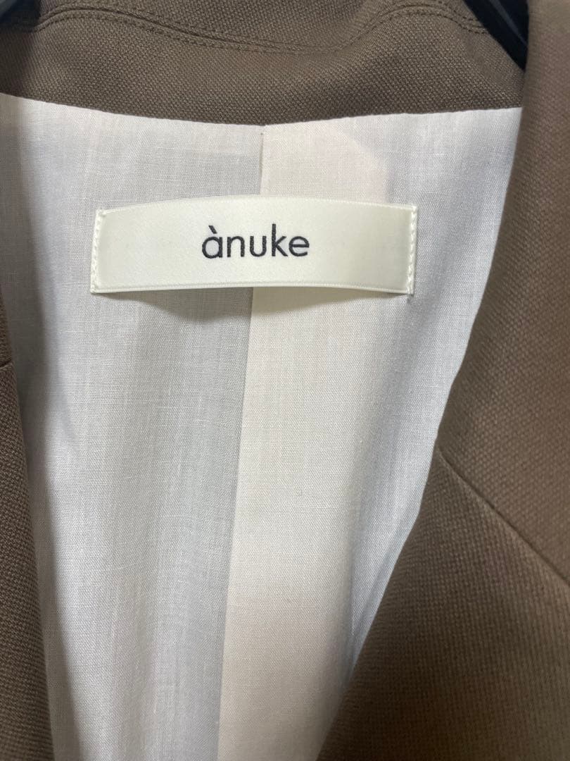 限定値下！anuke Over Tailored Jacket 36 ブラウン