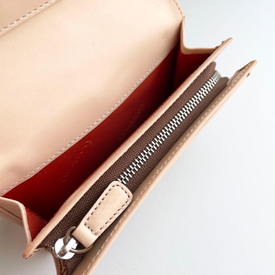 コーチ COACH 折り財布 ハンプトンズ シグネチャー ベージュ 新品