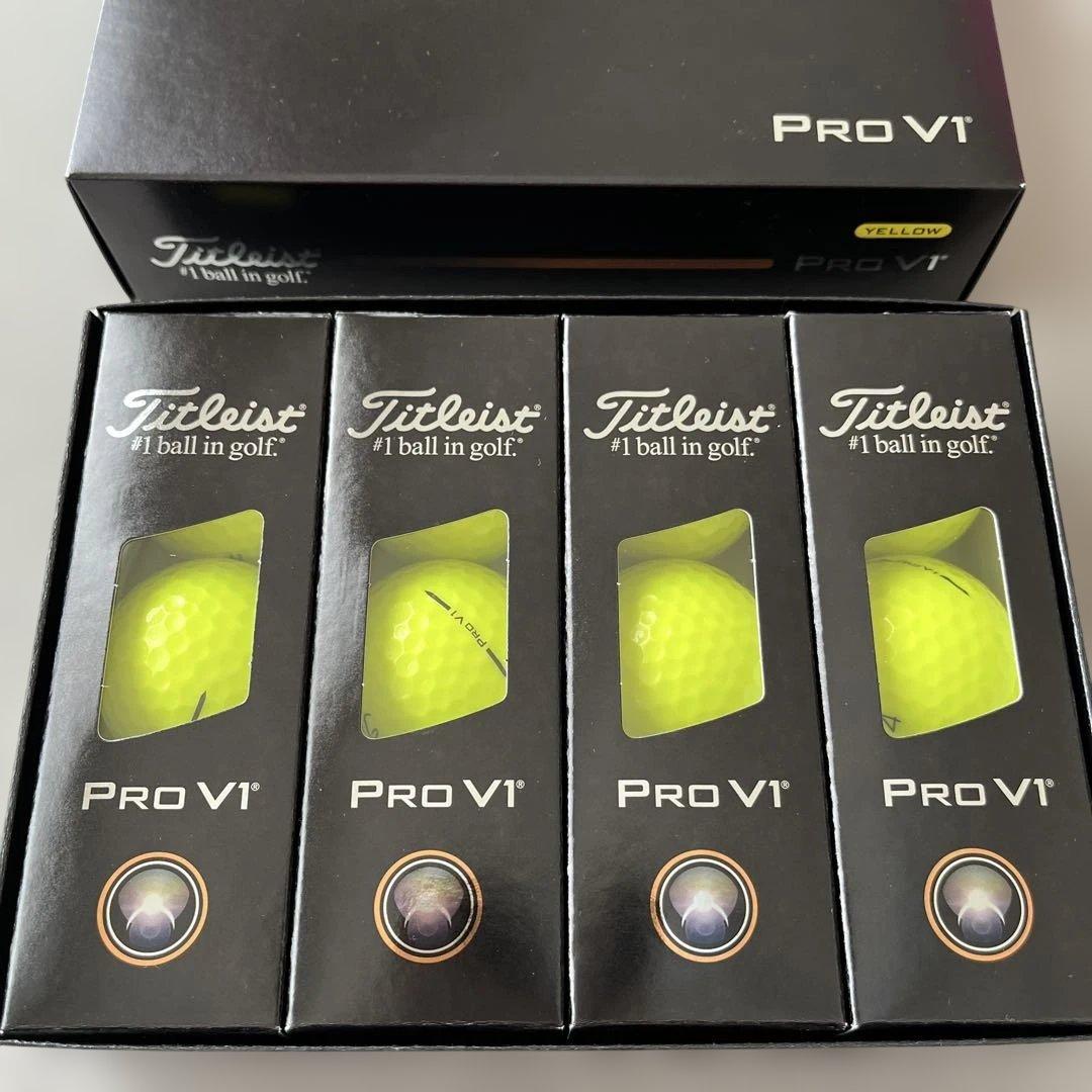 Titleist Pro V1 イエロー　1ダース