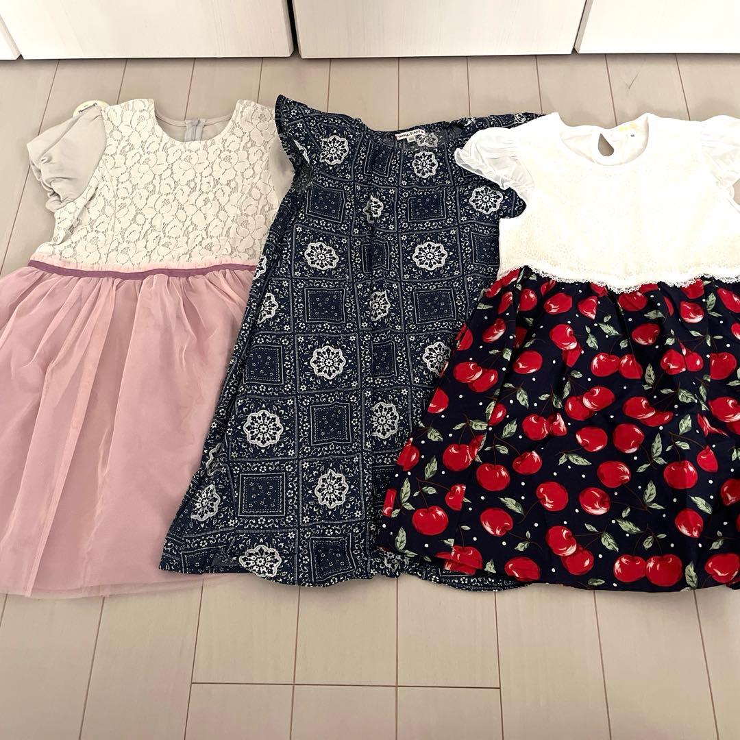 130size女の子夏服❇︎15着まとめ売り❇︎ブランド多数プティマインanyFAM