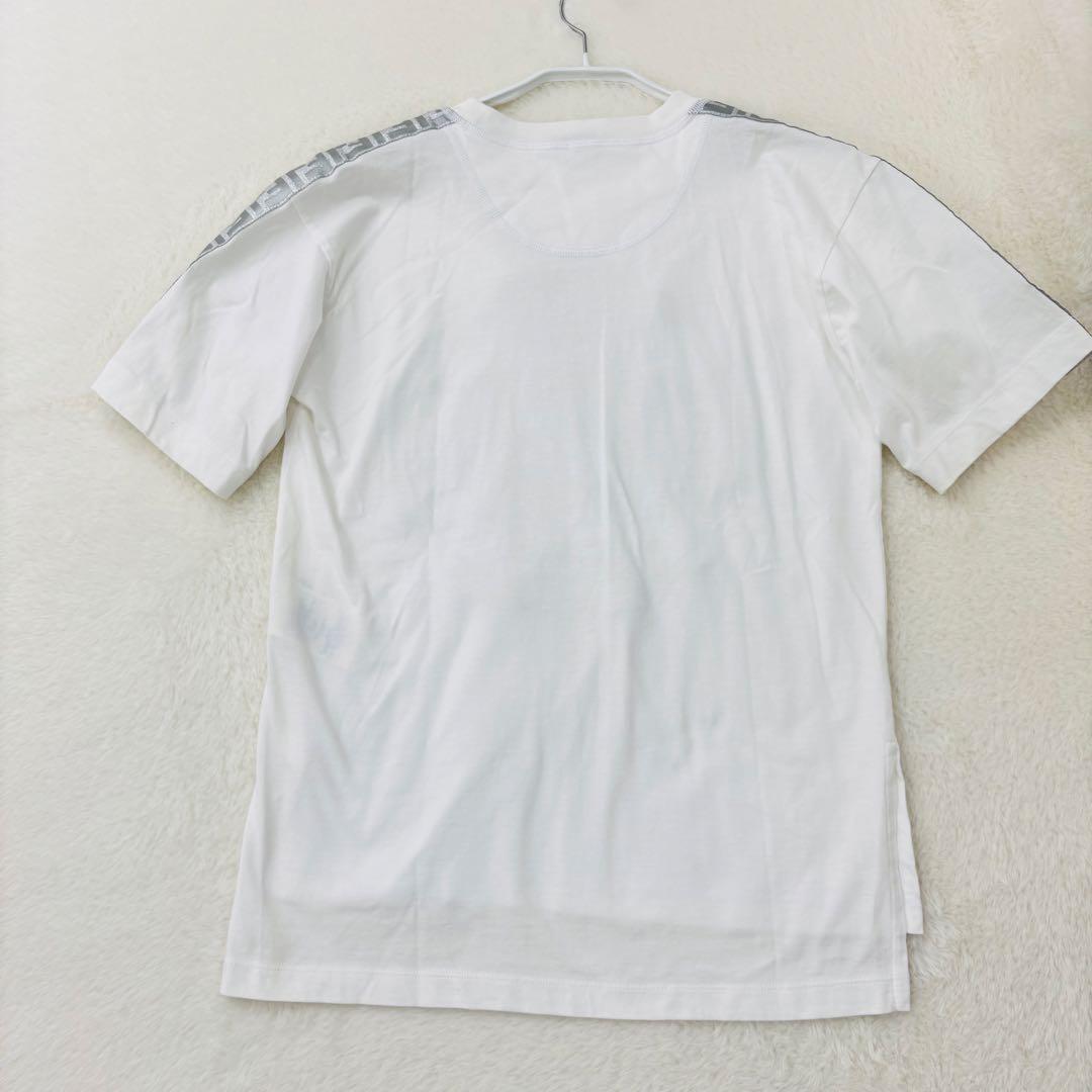現行モデル　極美品　フェンディ　Tシャツ　Fロゴ　ズッカ　シルバー　白　ラメ