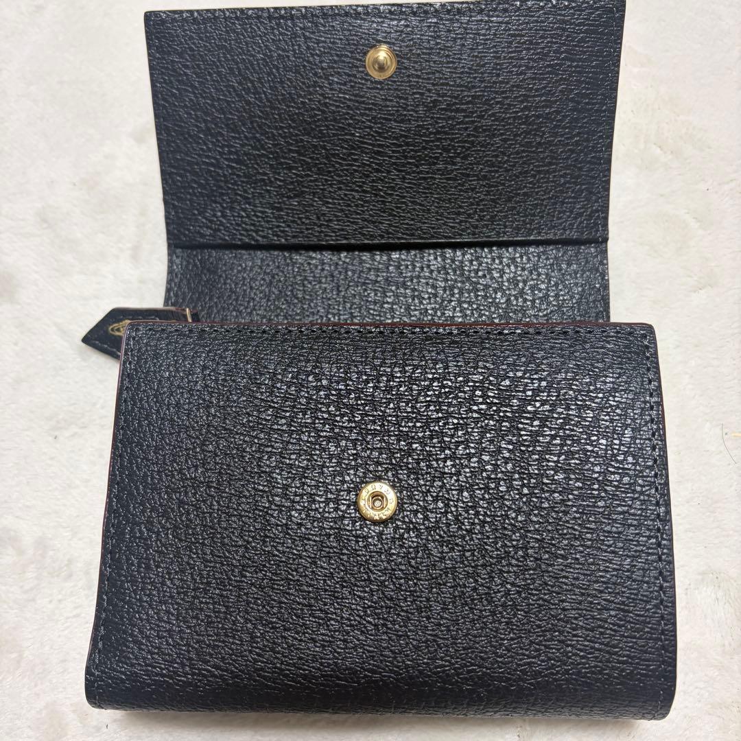 【未使用】【Vivienne Westwood】ビッグオーブ　レザー　折財布