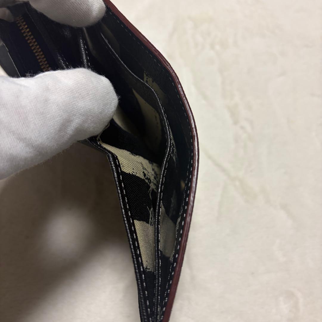 【未使用】【Vivienne Westwood】ビッグオーブ　レザー　折財布