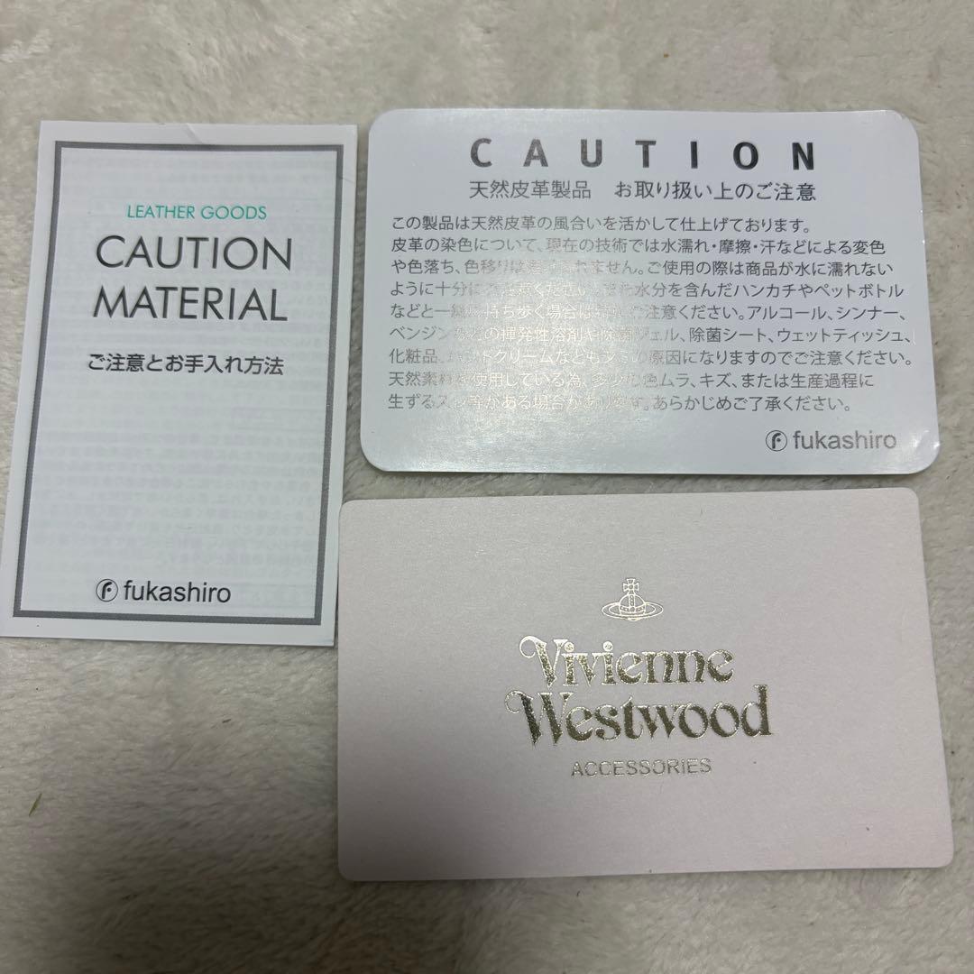 【未使用】【Vivienne Westwood】ビッグオーブ　レザー　折財布