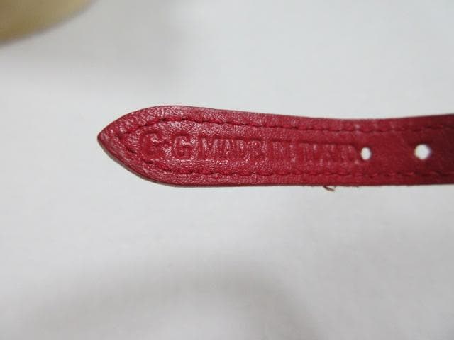 ペ*コ様 アトリエgg　size1　編込みカラー＆リード　レッド　中古　定価17