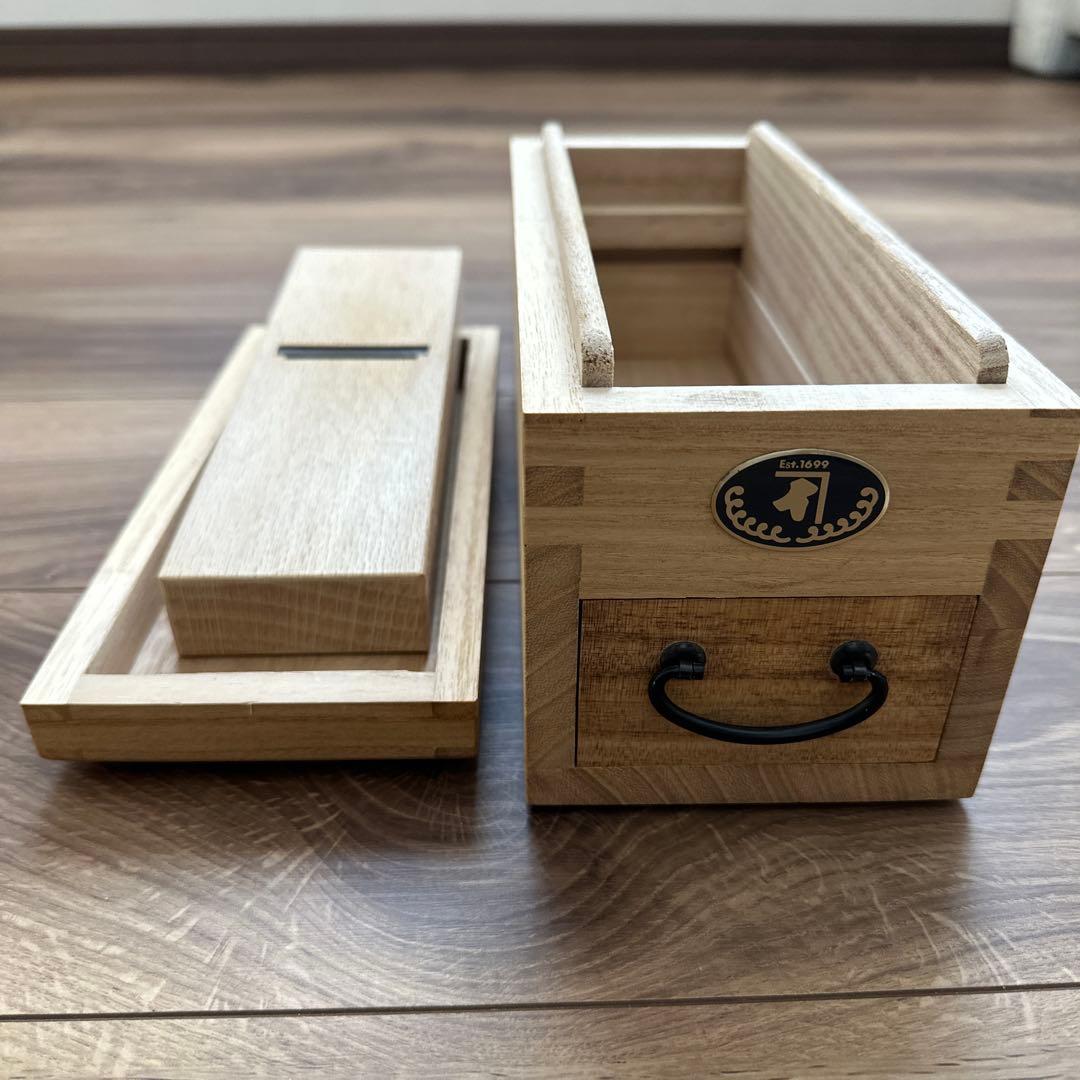 にんべん　木製 かつお節削り器 専用ハンマー付き