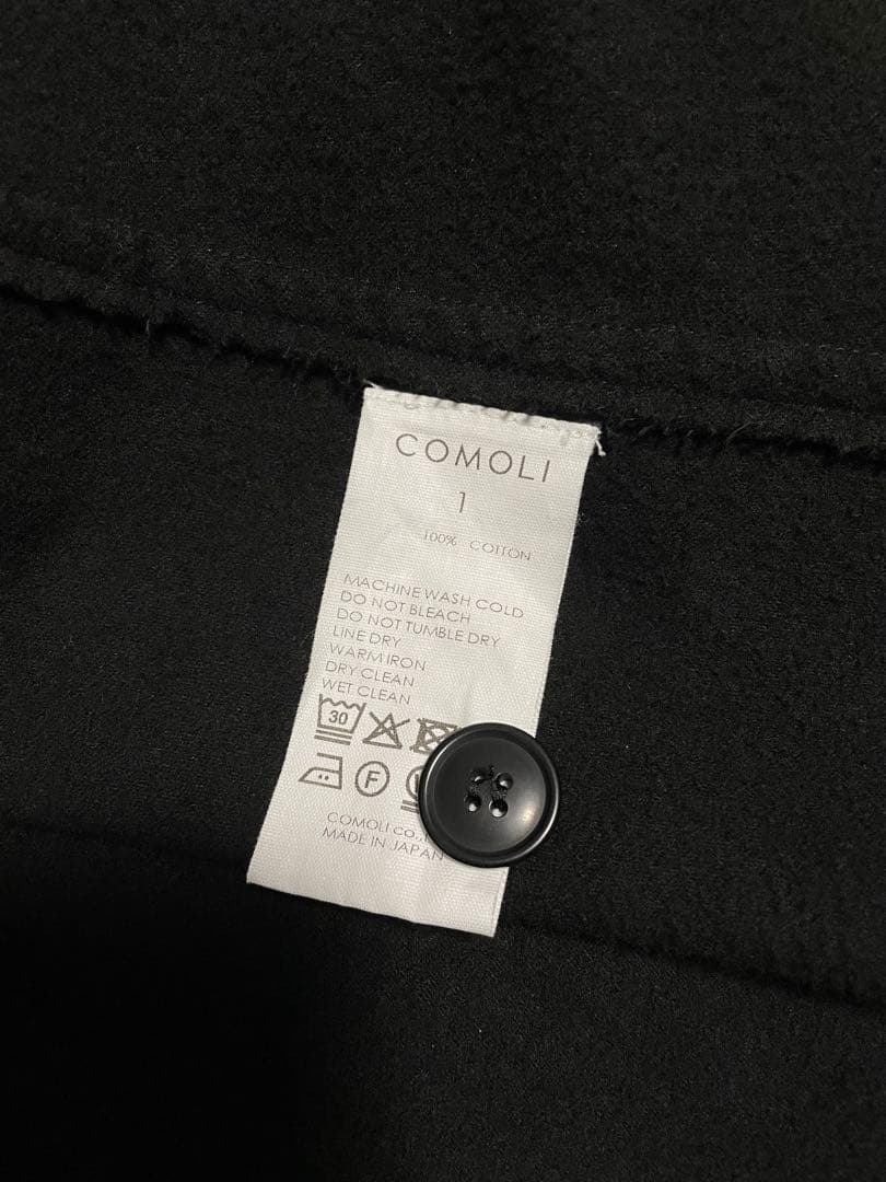 25AW 定価6万 comoli コモリ コットン ネル ジャケット 1