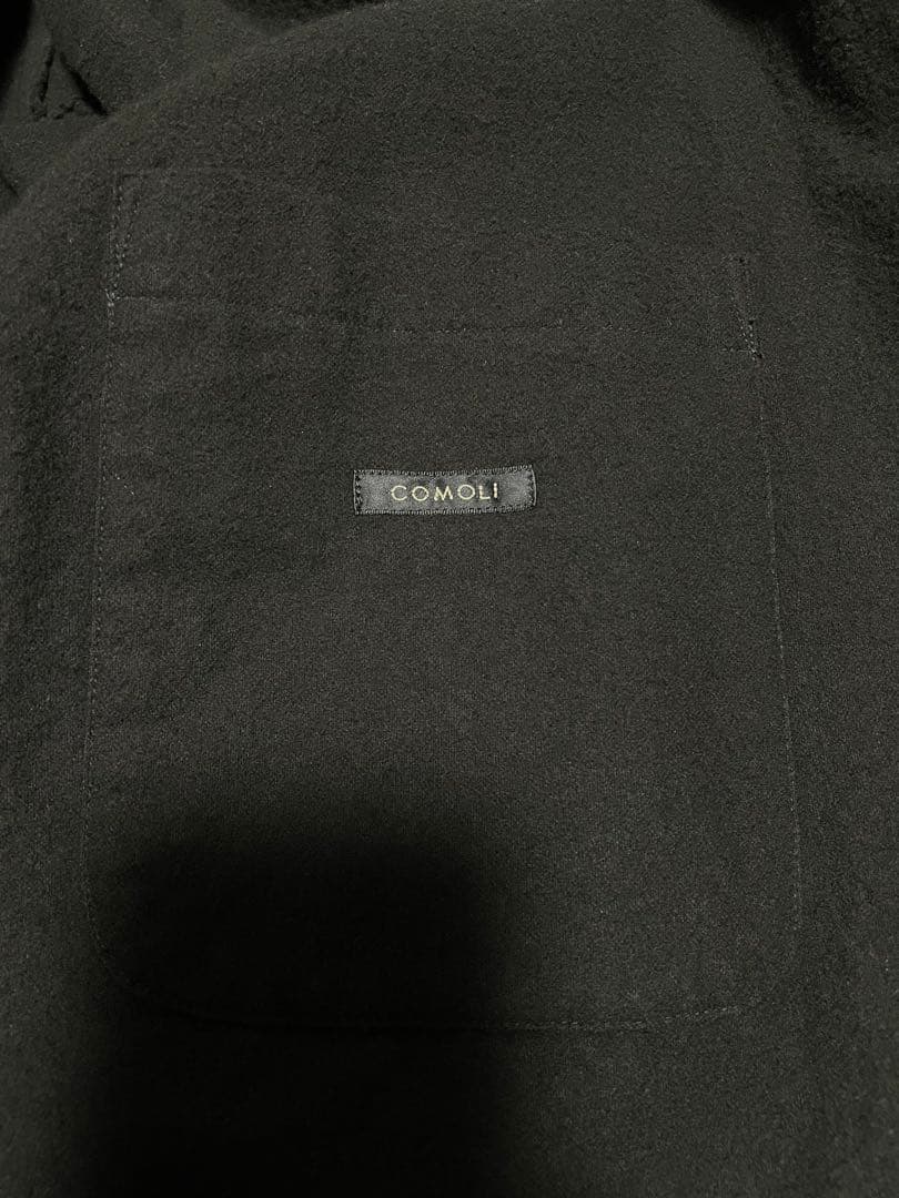 25AW 定価6万 comoli コモリ コットン ネル ジャケット 1