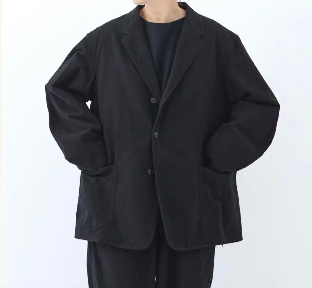 25AW 定価6万 comoli コモリ コットン ネル ジャケット 1