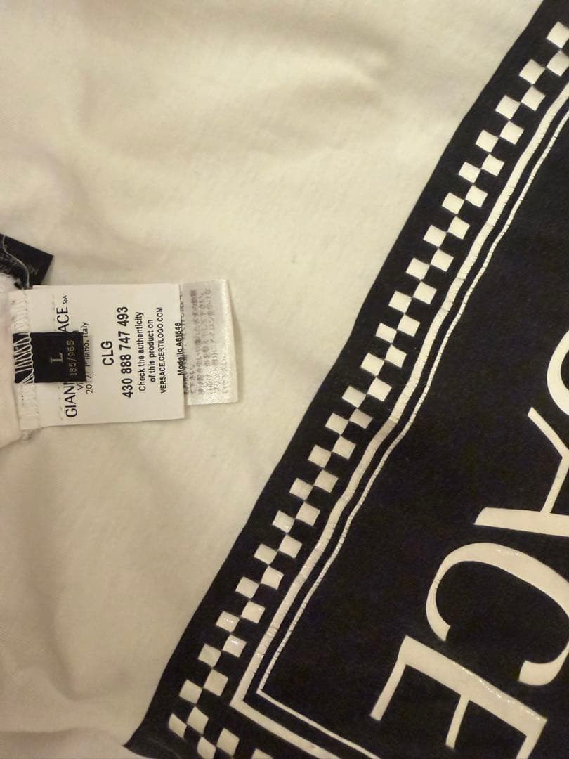 VERSACE ホワイト Tシャツ