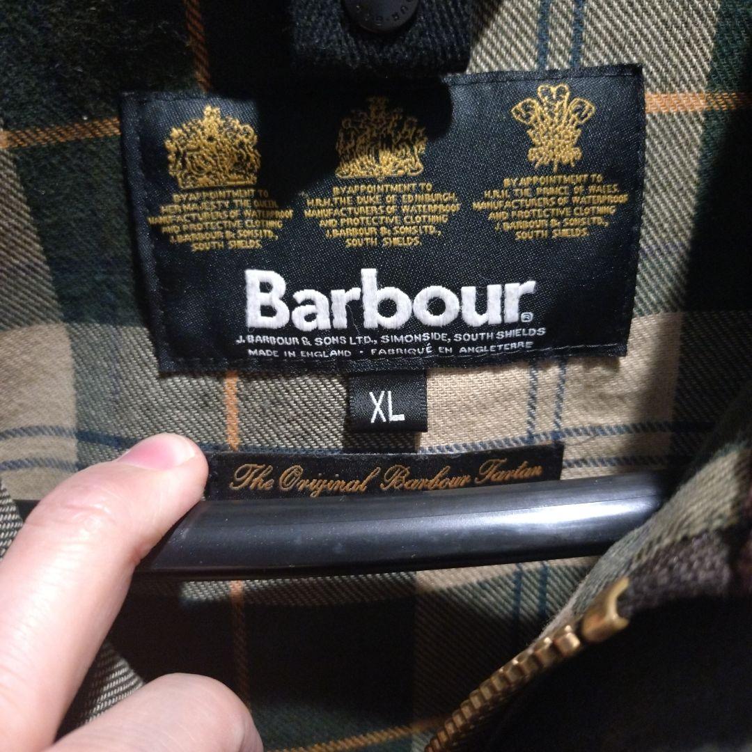 Barbour XL オリーブグリーンジャケット 　イングランド製