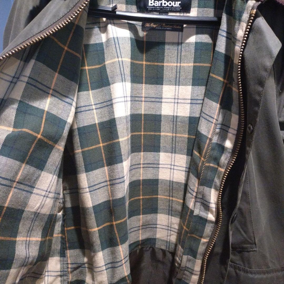 Barbour XL オリーブグリーンジャケット 　イングランド製
