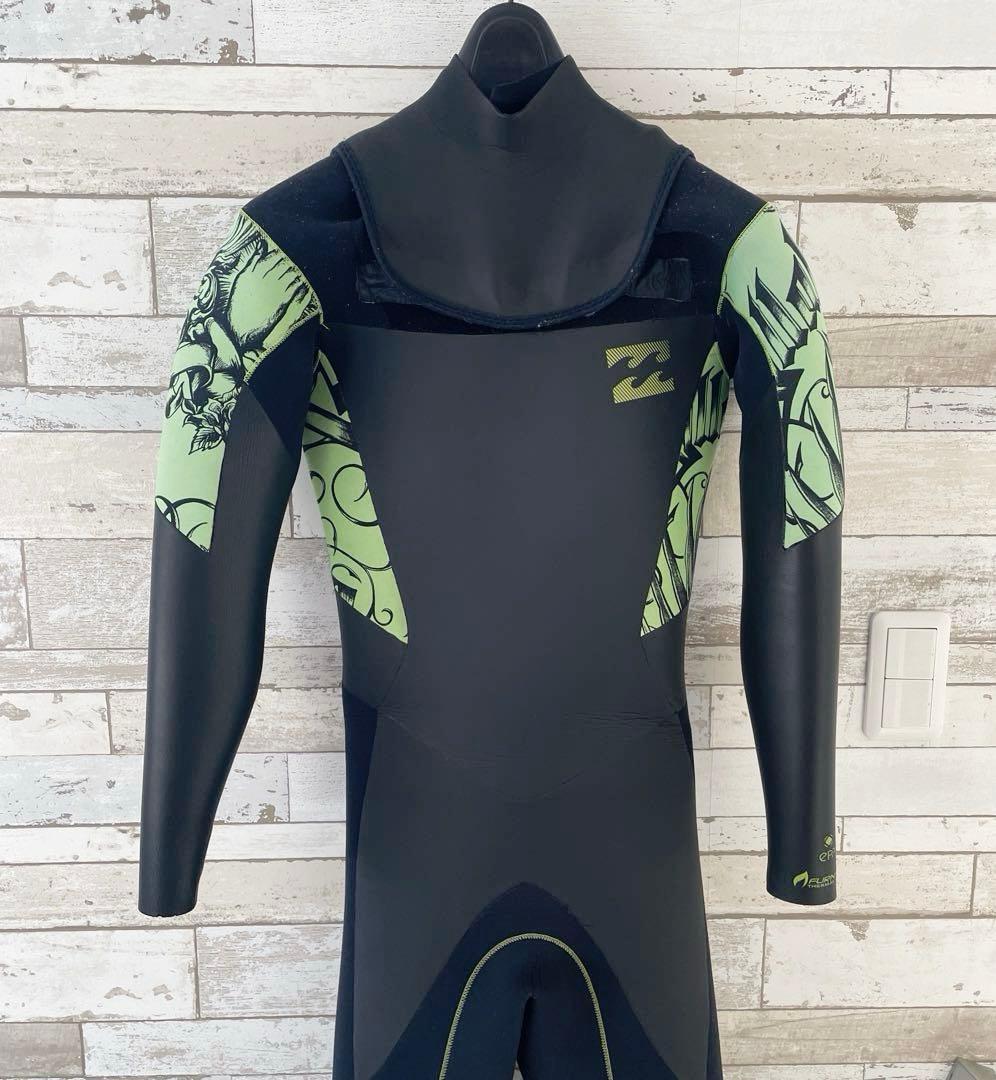 【BILLABONG レディースM 160/53】セミドライ 5/3ミリ 裏起毛