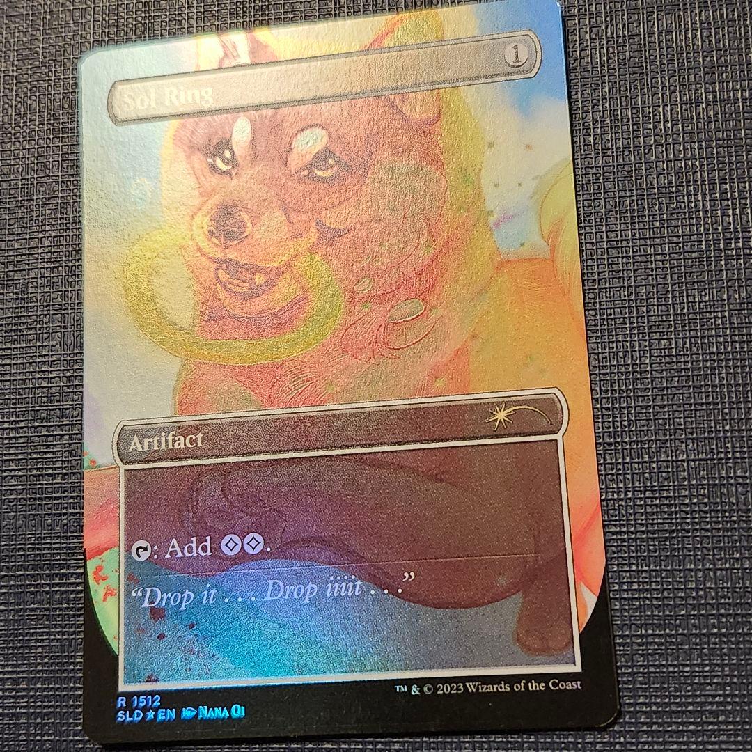 MTG 太陽の指輪 ボーダーレス Foil a1
