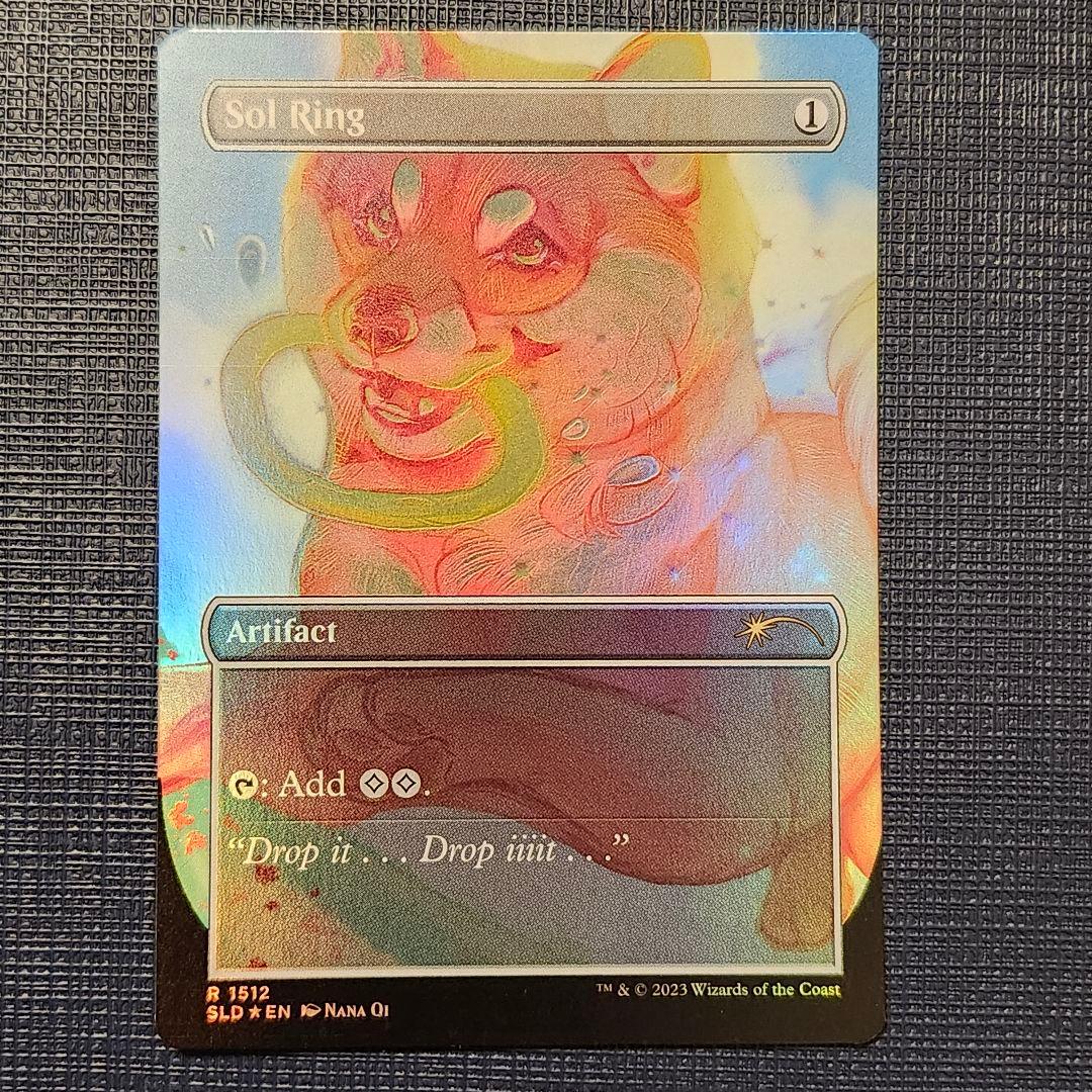 MTG 太陽の指輪 ボーダーレス Foil a1