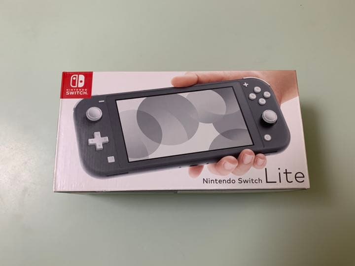 任天堂スイッチライト(グレー)、充電アダプター、ケース