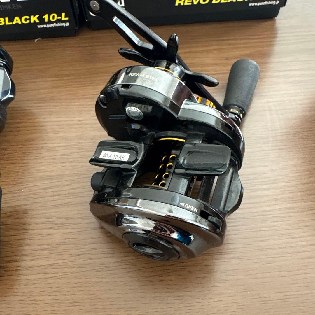 アブガルシア　Revo ブラック10セット