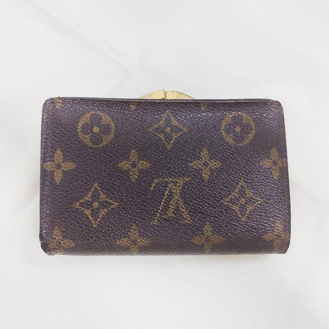 ルイヴィトン がま口 財布 ポルトフォイユヴィエノワ モノグラム