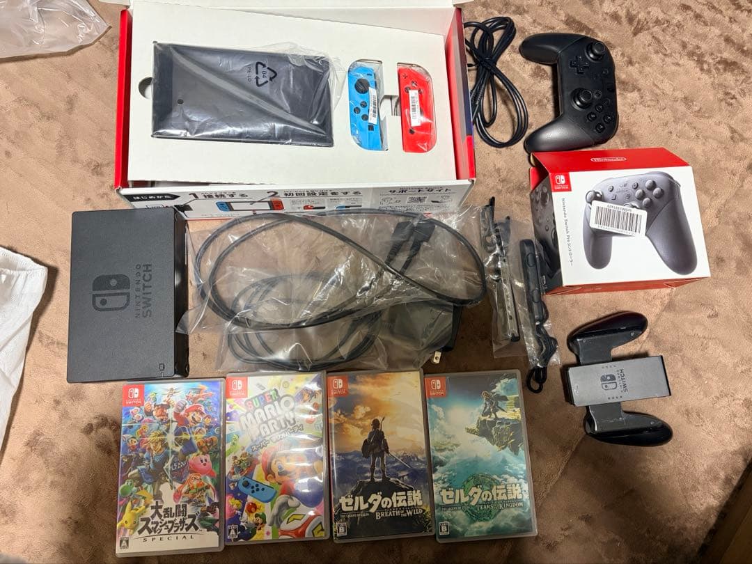 ニンテンドー　Switch バッテリー強化版　セット売り