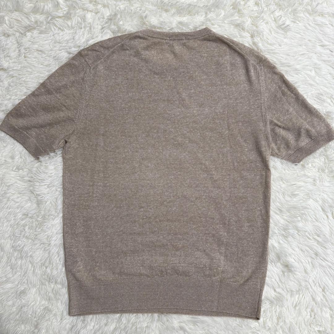 【美品】ドルモア DRUMOHR クルーネック ニットTシャツ M メンズ