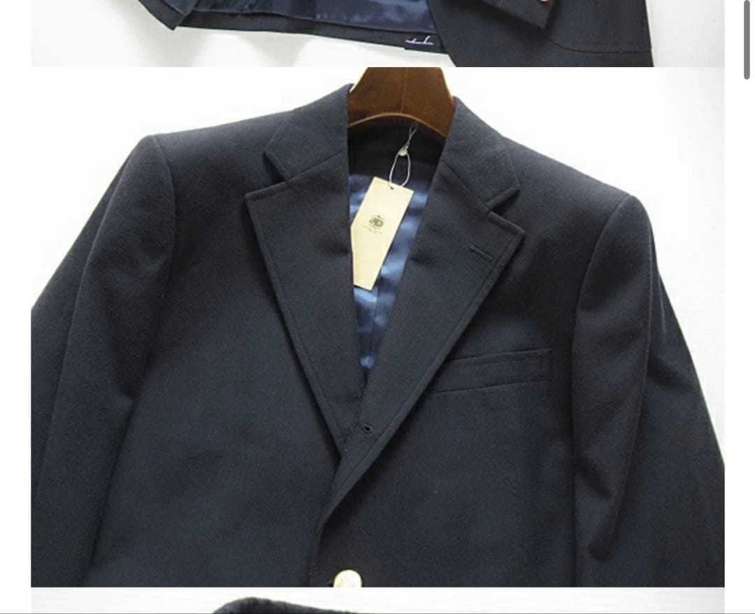 【タグ付き新品未使用】J.PRESS 紺ブレザー 金釦 総裏 A6
