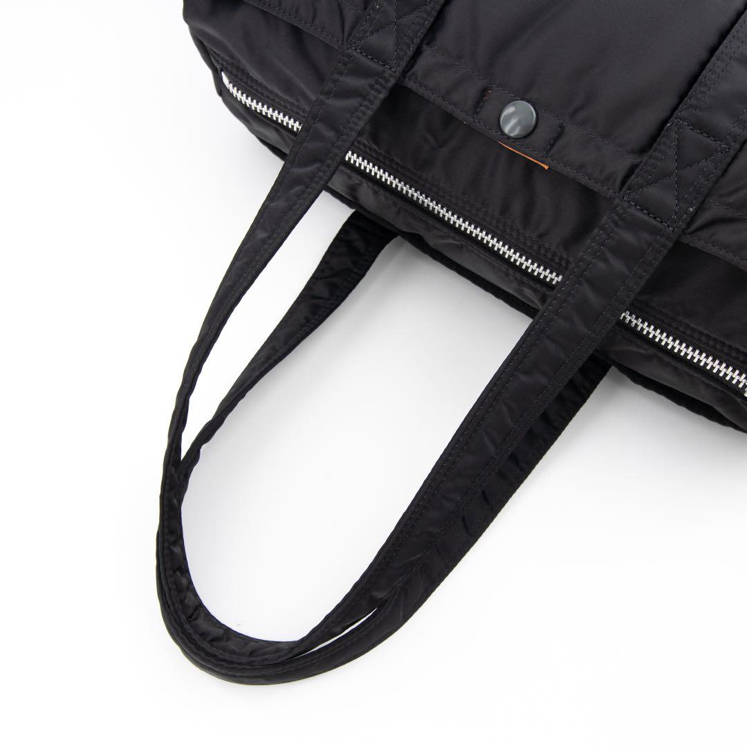 A293【美品】ポーター／タンカー　ミニボストンバッグ　ダッフル　ナイロン　黒