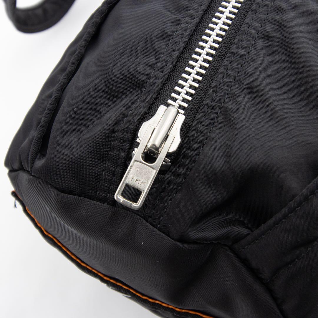 A293【美品】ポーター／タンカー　ミニボストンバッグ　ダッフル　ナイロン　黒