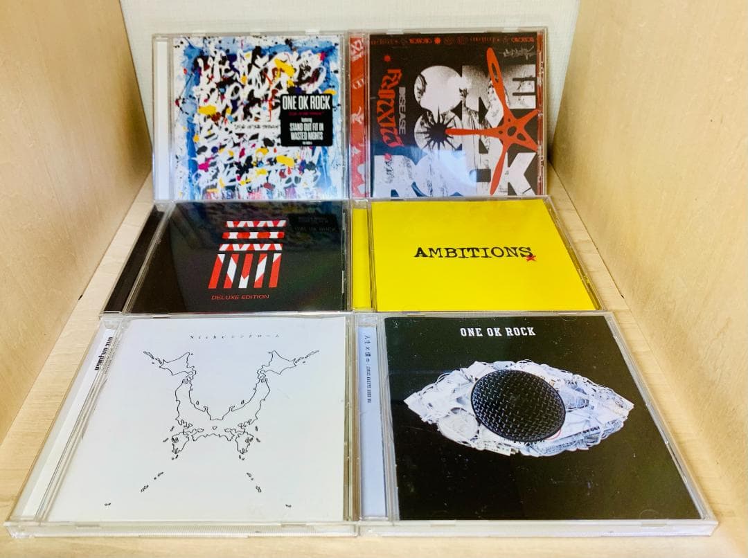 ワンオクロック　アルバム6枚まとめて ONE OK ROCK おまけDVD付
