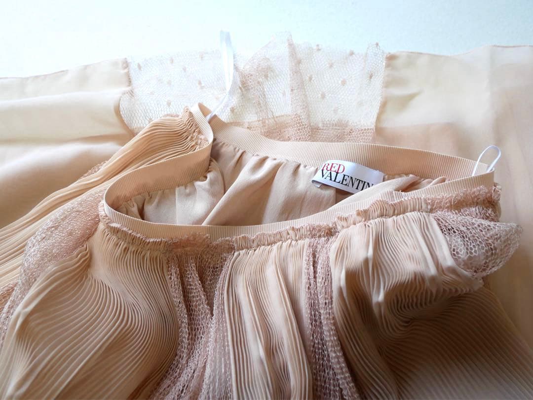 RED VALENTINO レッドヴァレンティノ ロングスカート チュール 40