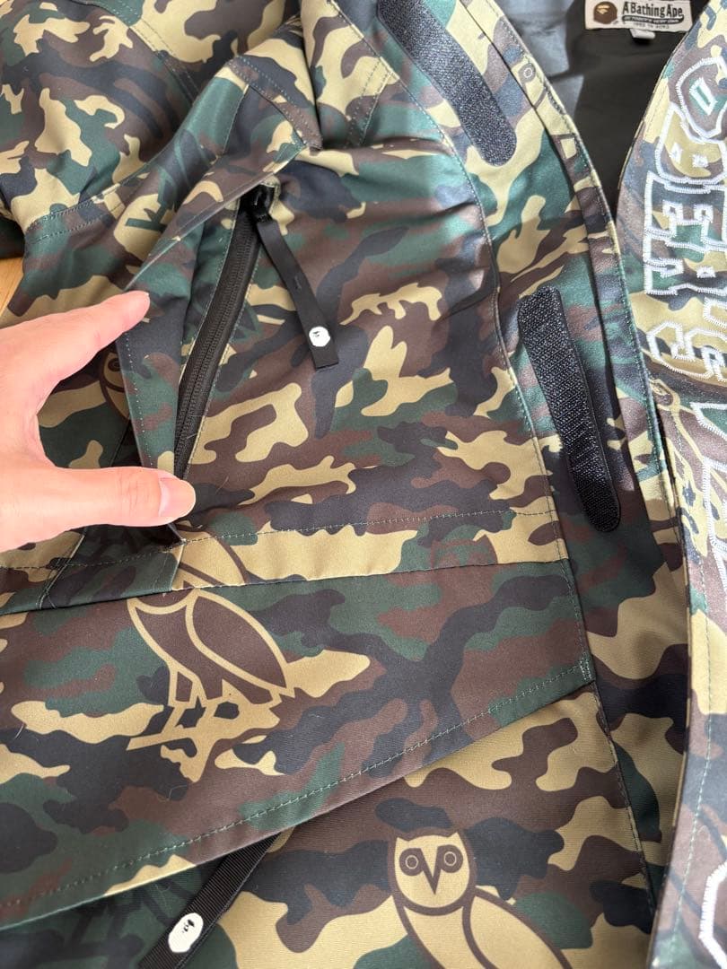 A BATHING APE × OVO スノーボードジャケット
