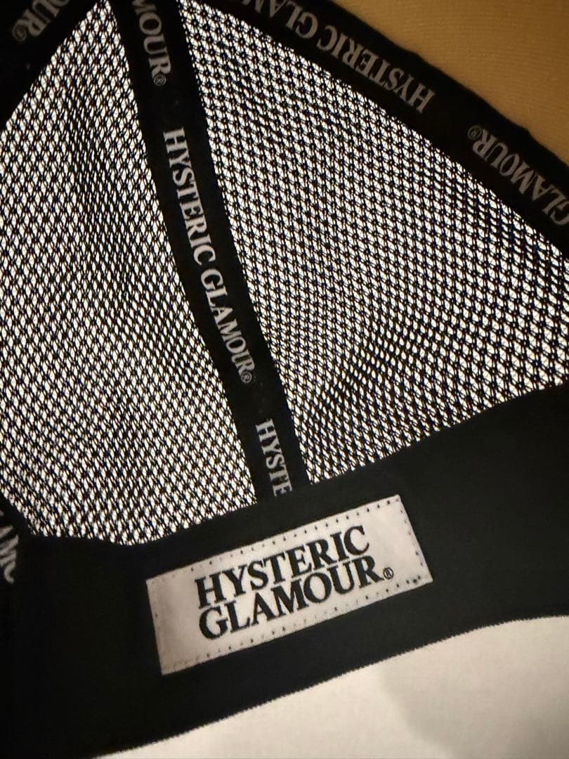 HYSTERIC GLAMOUR ロゴメッシュキャップ
