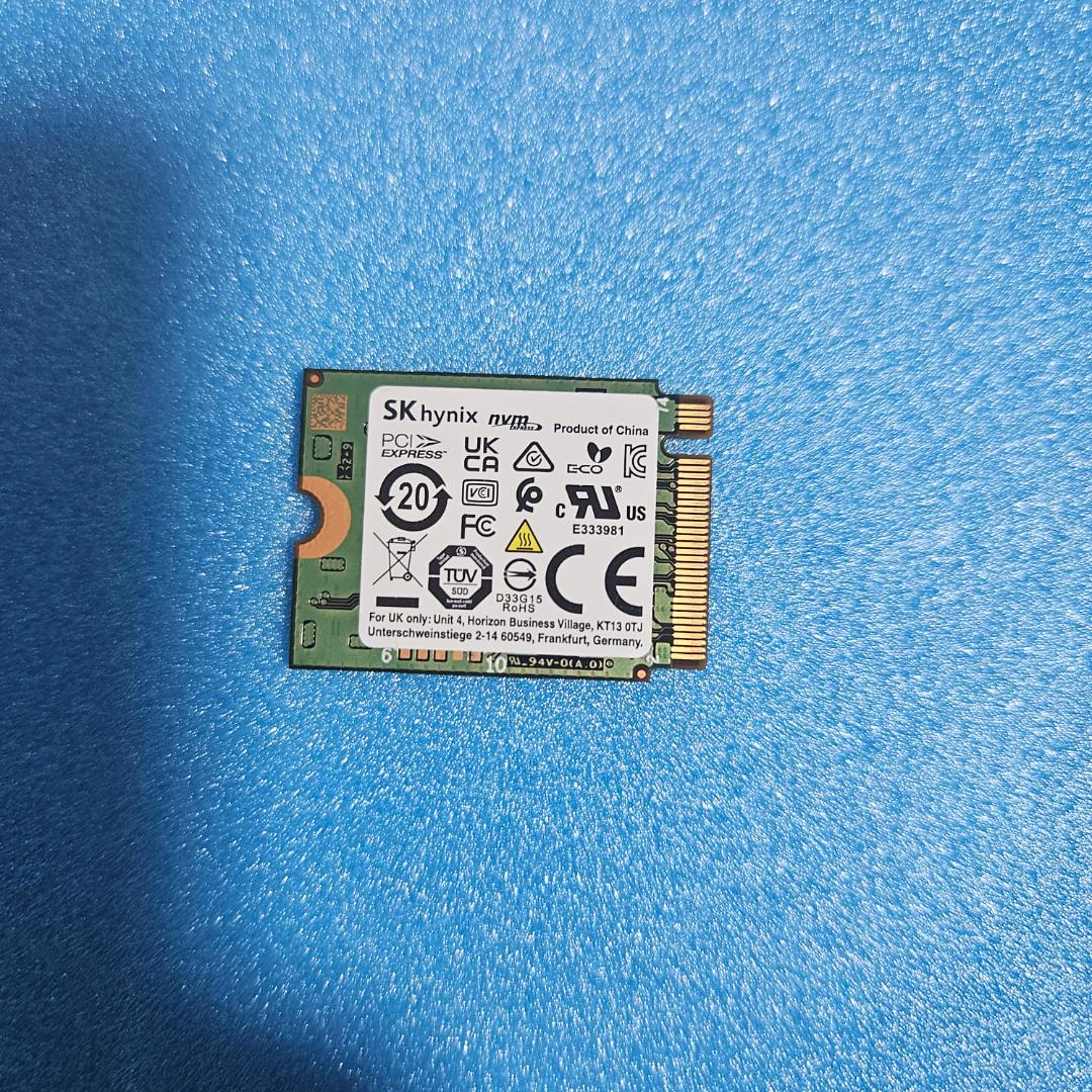 SK hynix SSD 512GB NVMe M.2 内蔵型SSD 動作確認済