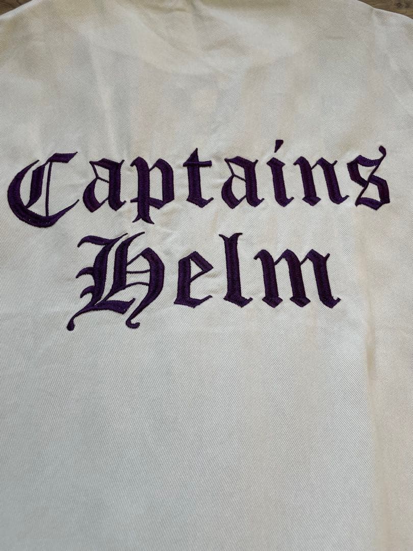 CAPTAINS HELM コーチジャケット Lサイズ ホワイト/ブラック