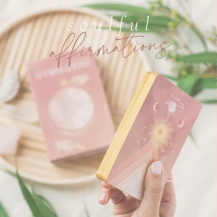 正規品インディーズデッキ✨美しく優しいアファメーションカード✨金縁加工