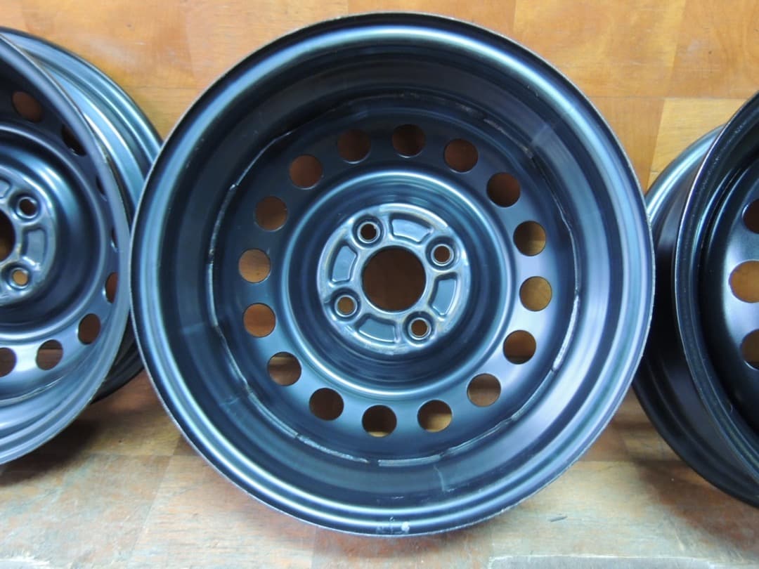 C100 14x4.5J 4穴 ハブ径56 スチールホイール 14インチ 4本