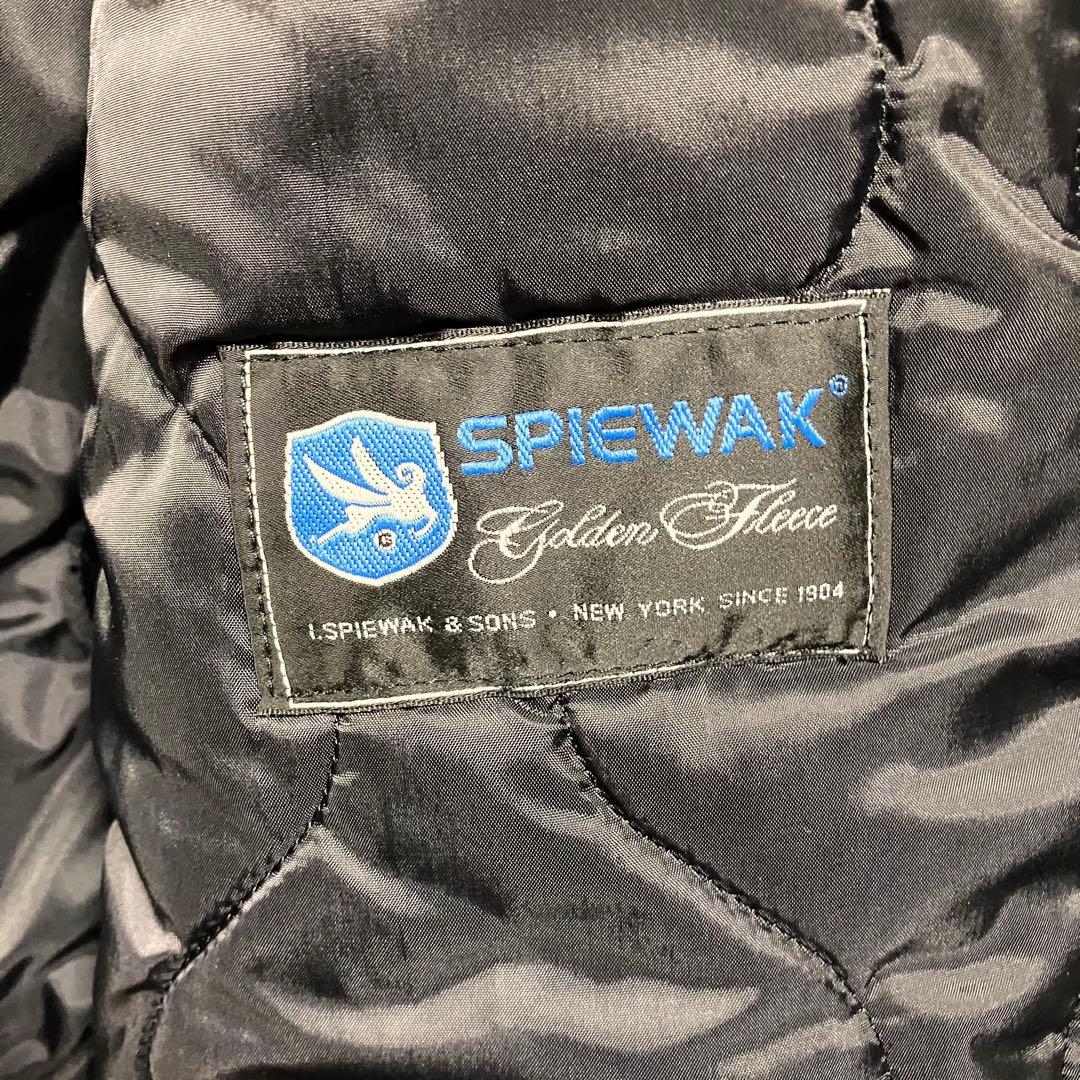 美品 SPIEWAK N-2B USA製 YKK 黒 フライトジャケット L相当