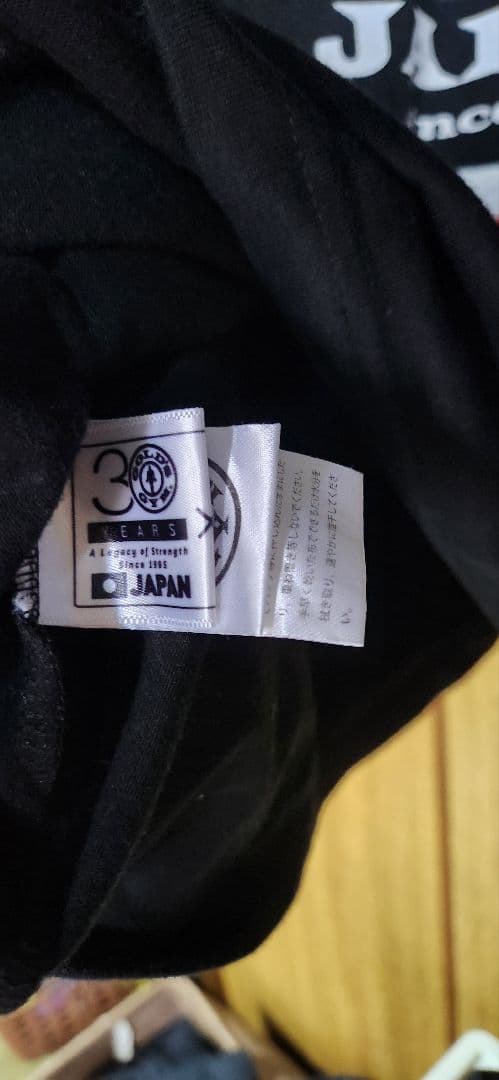 GOLD'S GYM JAPAN ゴールドジム 半袖Tシャツ 黒 バックプリント