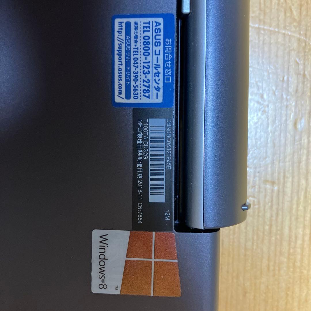 Windowsノート本体 ASUS T100TA-DK32G
