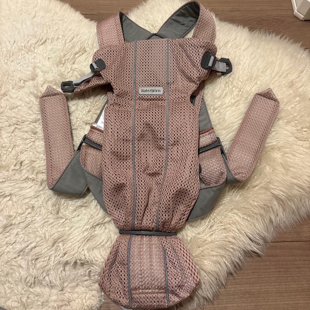 BabyBjörn ベビーキャリアミニ ピンク メッシュ