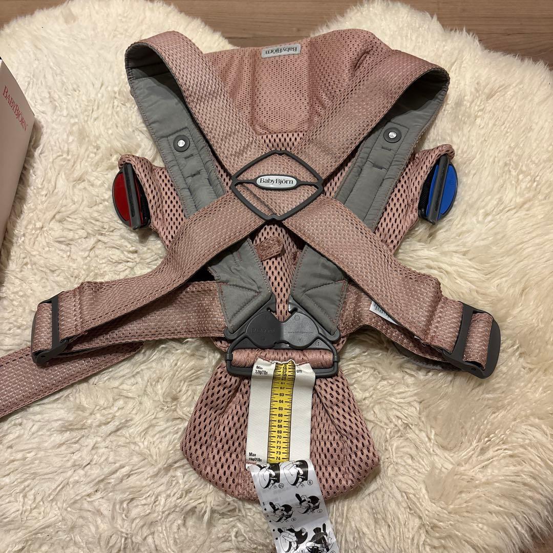 BabyBjörn ベビーキャリアミニ ピンク メッシュ
