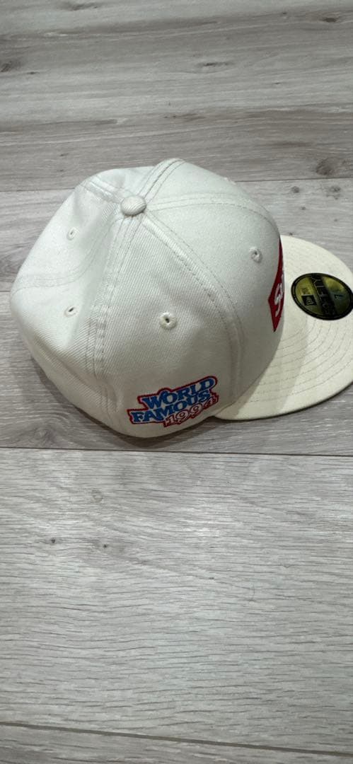 最終値下げSupreme シュプリーム ホワイトキャップ 帽子 57.7cm