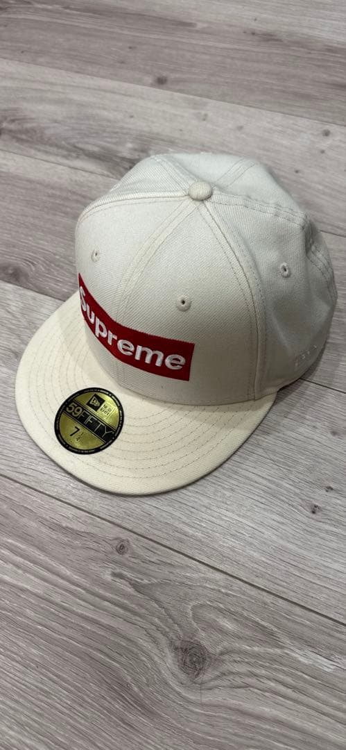 最終値下げSupreme シュプリーム ホワイトキャップ 帽子 57.7cm