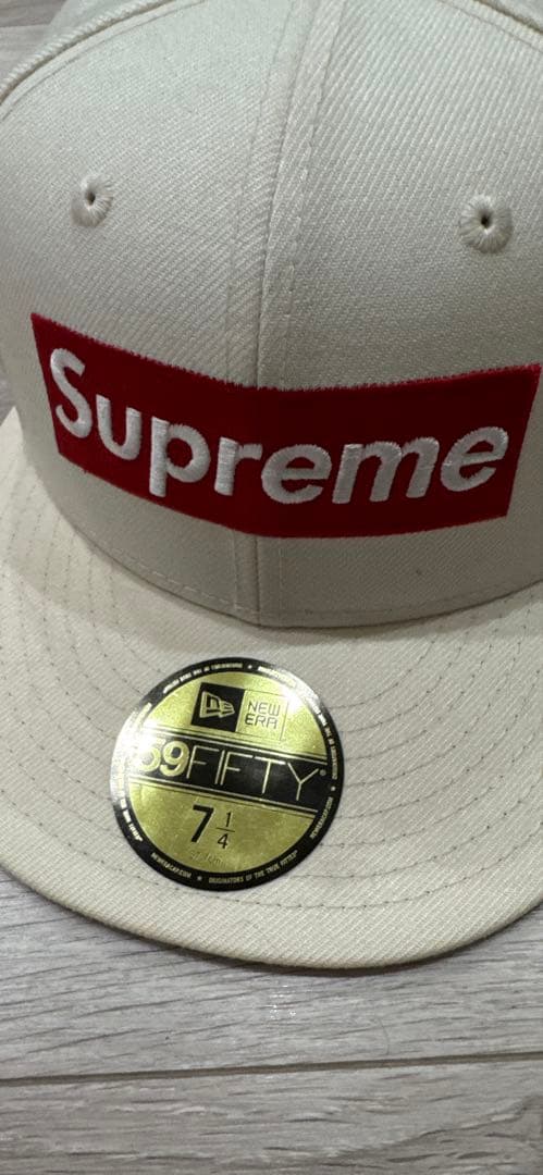 最終値下げSupreme シュプリーム ホワイトキャップ 帽子 57.7cm