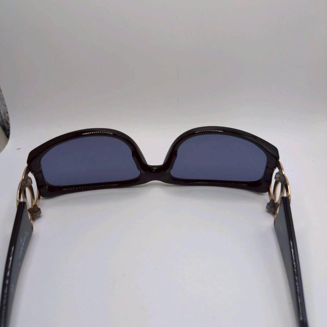 希少　CHANEL シャネル　サングラス　ココマーク　ブラック　ゴールド　y2k