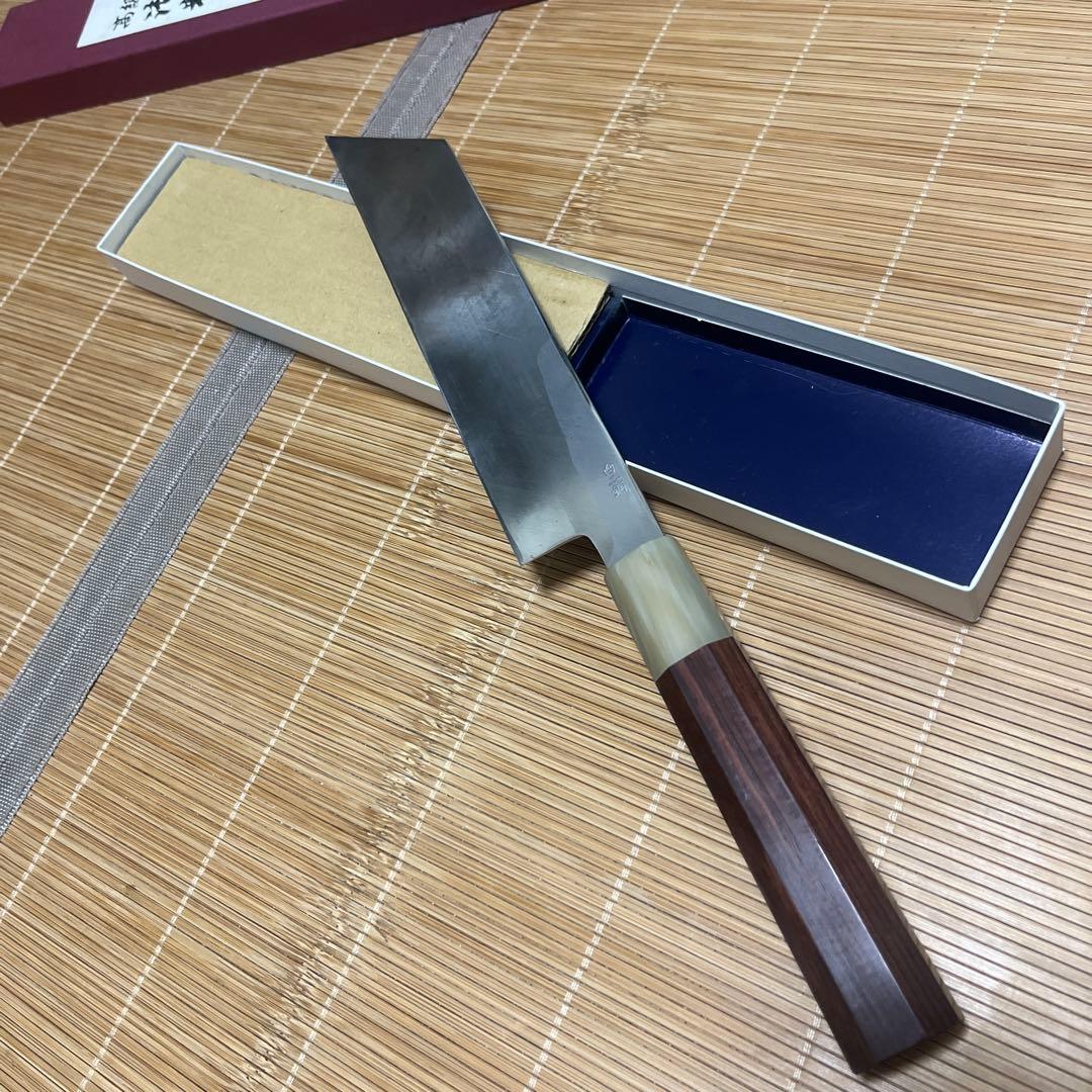 剥き物　包丁　白ニ銅